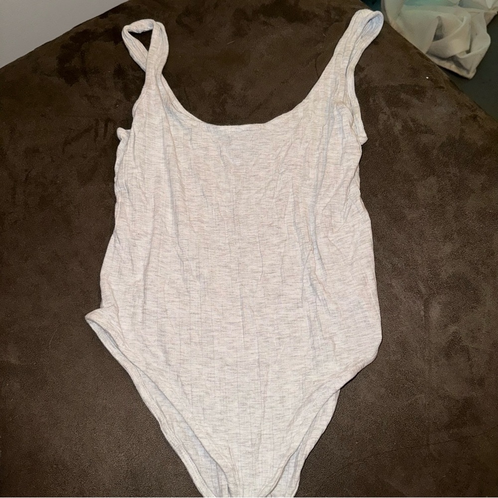 grey bodysuit sz 6